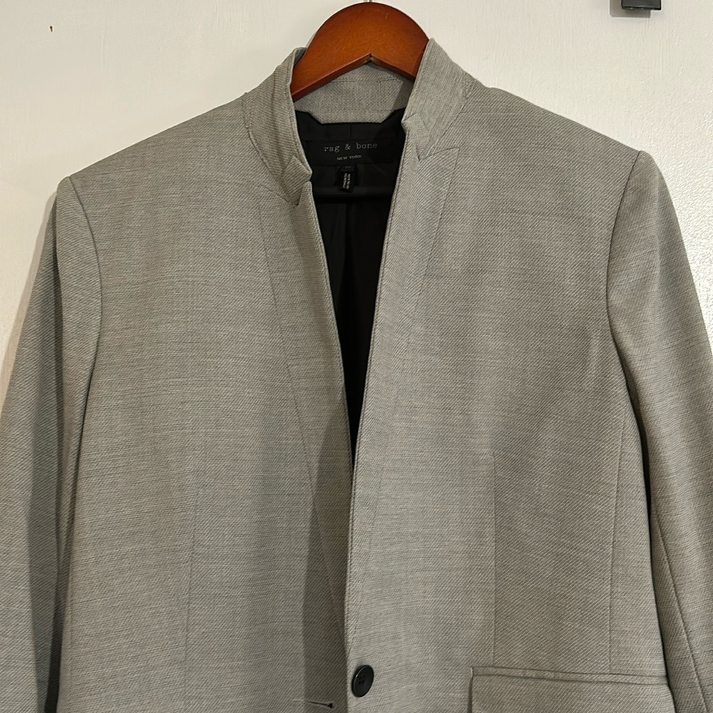 Rag & Bone gray blazer